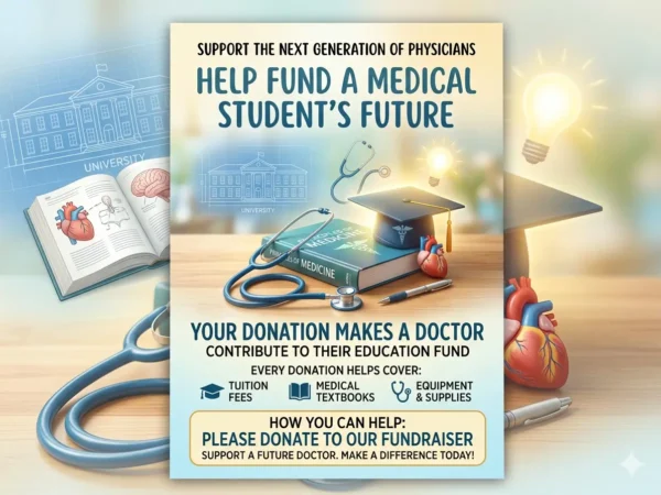 "Roba's Dream Saves Lives.Your Support Is the Key"