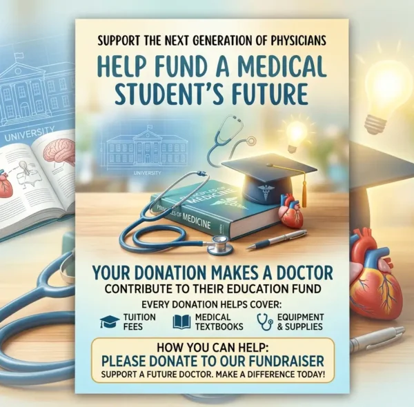 "Roba's Dream Saves Lives.Your Support Is the Key"